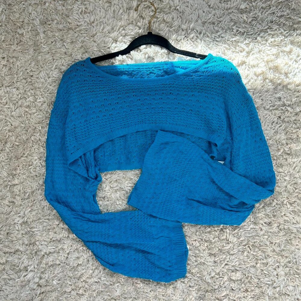 SOLD knitted cropped bolero